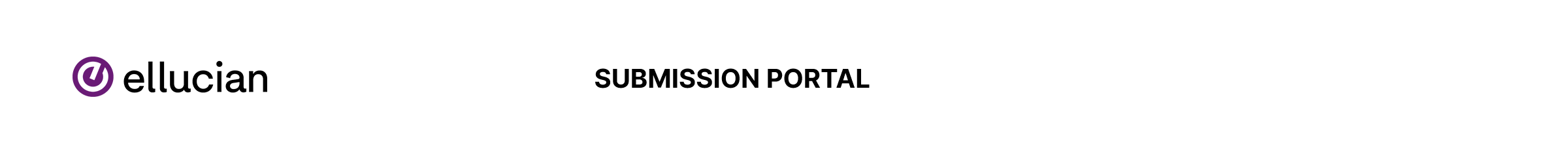 Ellucian Submission Portal logo